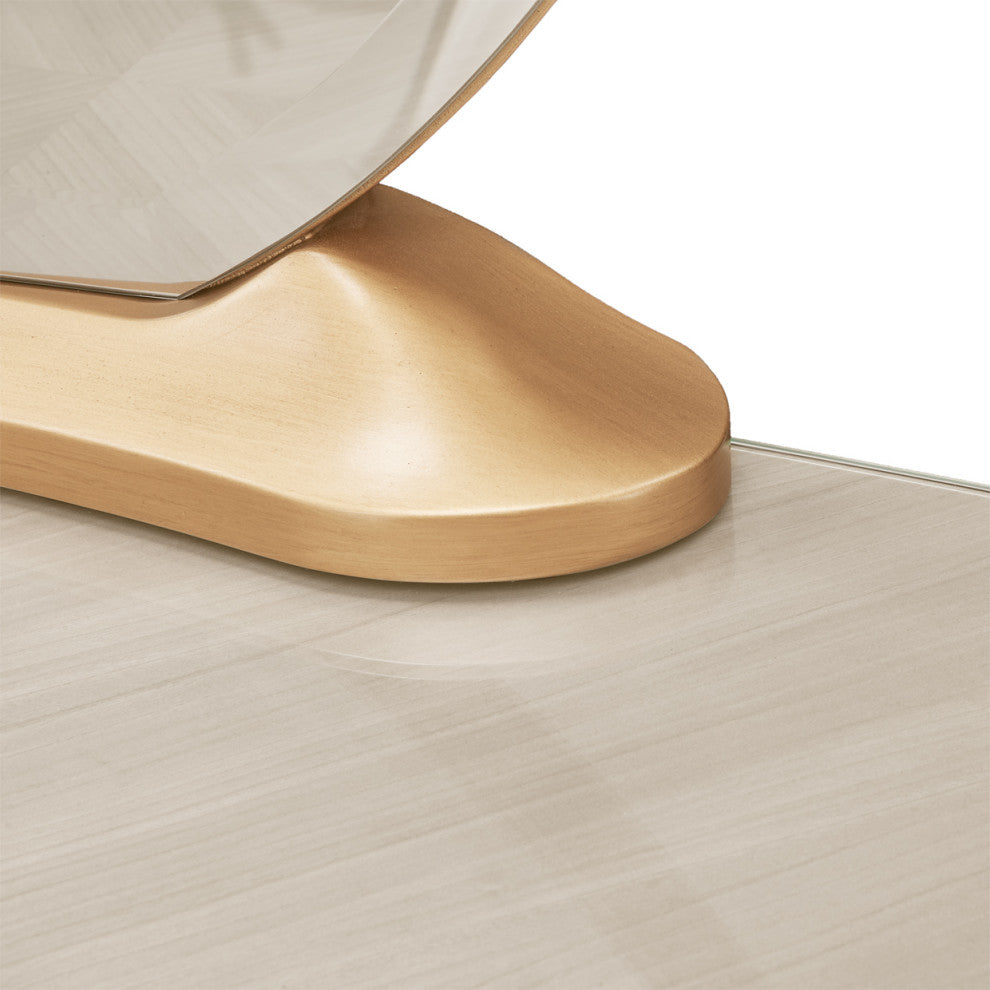 St. Charles Vanity Mirror, Dove Gray