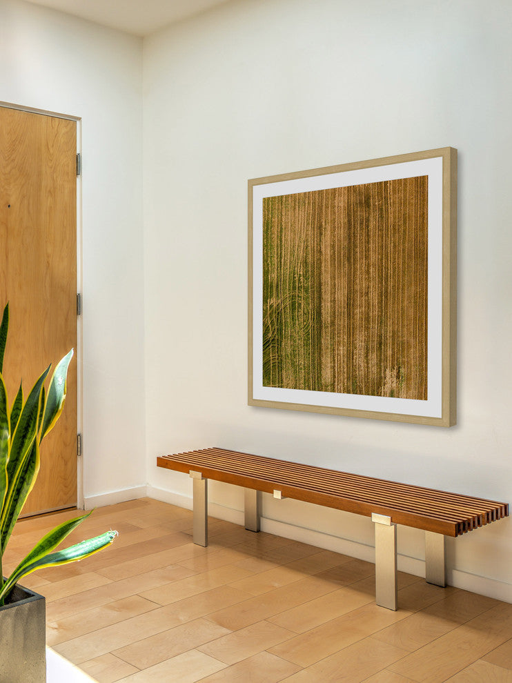 "Crop Trails" Framed Print by Karolis Janulis