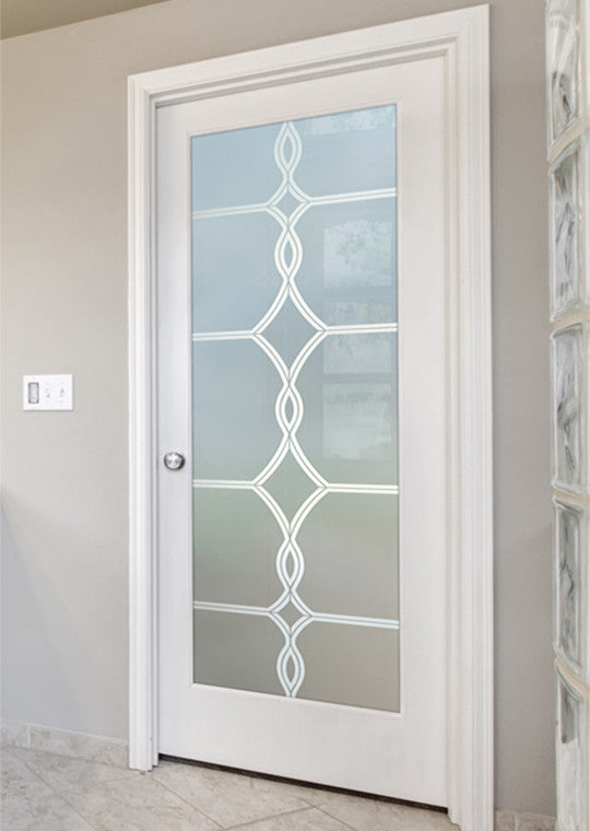 Interior Prehung Door or Interior Slab Door - Diamond Beads - Primed - 28" x...