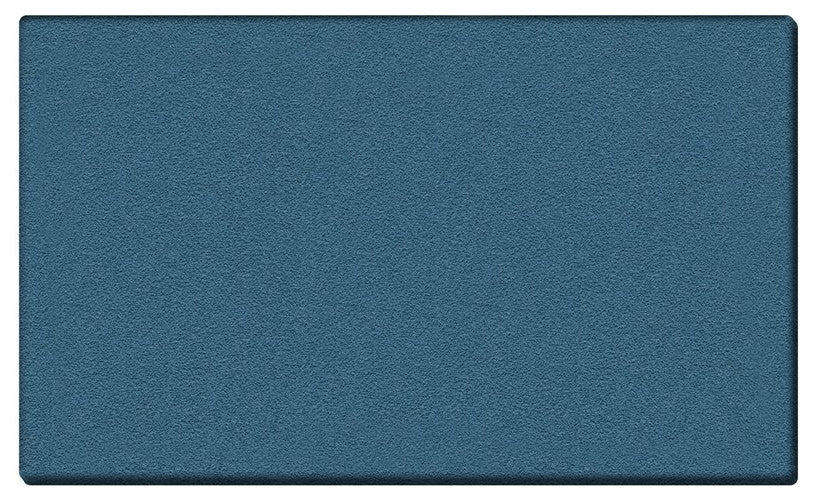 Ghent's Vinyl 4' x 12' Wrapped Edge Bulletin Board in Ocean Blue
