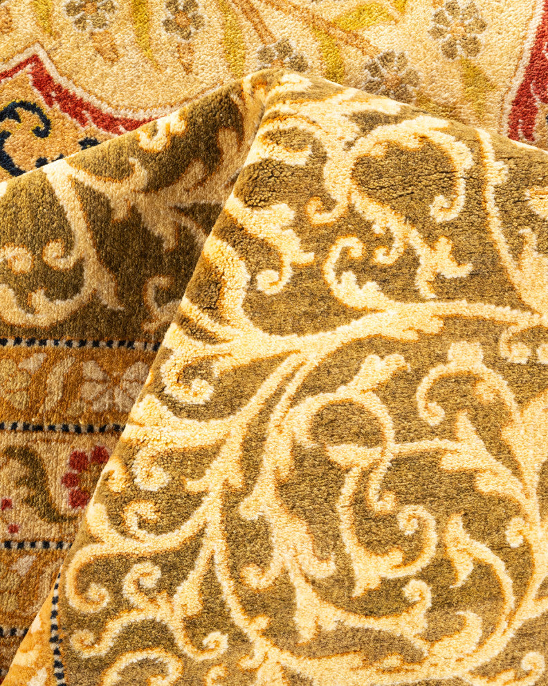 Mogul, One-of-a-Kind Hand-Knotted Area Rug Orange, 12'1"x18'1"