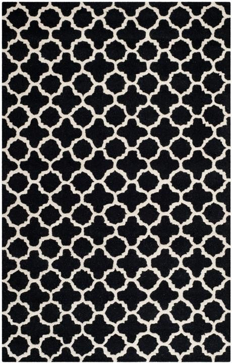 Safavieh Cambridge CAM130E 8' Square Black Rug