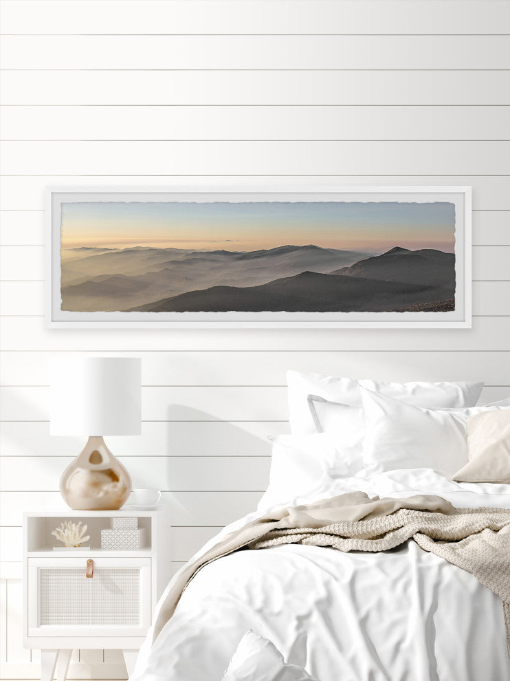 "It's a New Day" Framed Painting Print, 30x10
