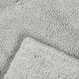 Beautyrest Plume Luxury Feather Touch Reversible Bath Rug, Grey