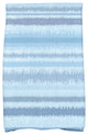 Raya De Agua, Stripe Print Hand Towel, Light Blue