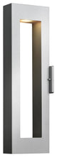 Hinkley Atlantis Outdoor Medium Wall Mount Lantern, Titanium