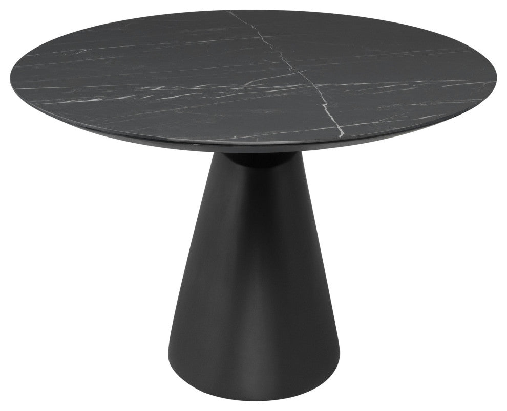 Taji Black Ceramic Dining Table, HGNE294