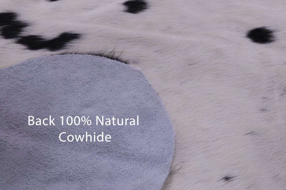 6' 4" X 6' 3" Natural Cowhide Rug C1923