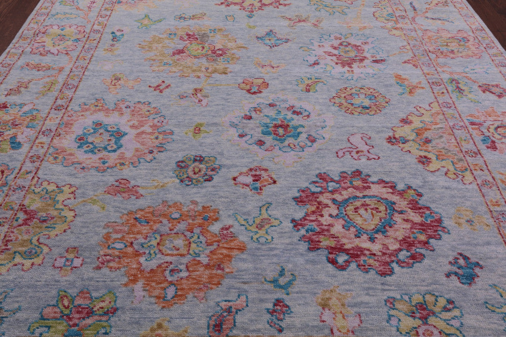 8' 5" X 10' 5" Turkish Oushak Handmade Wool Rug - Q14844
