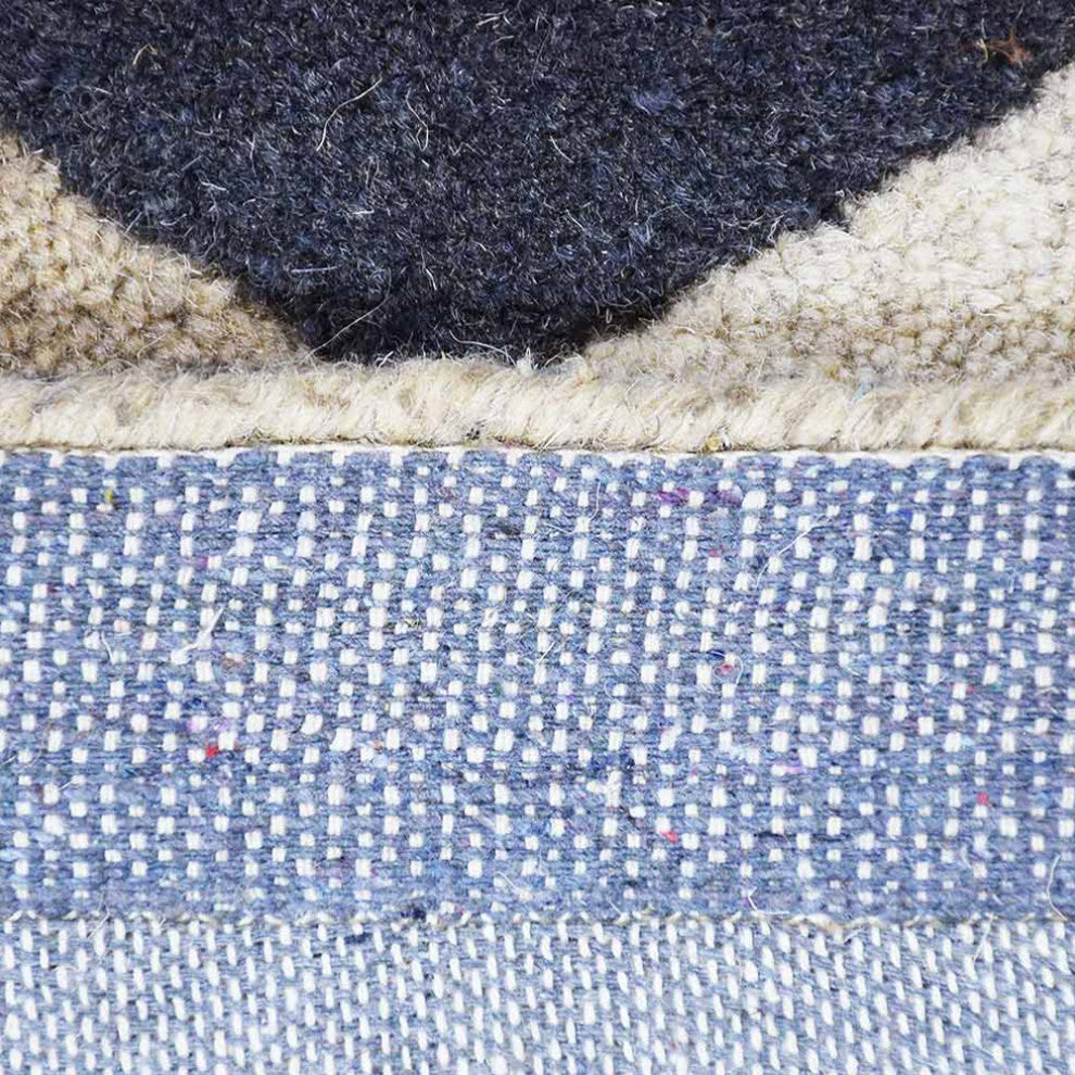 HAND TUFTED WOOL ECO-FRIENDLY AREA RUGS - Rectangle,Multicolor,Geometric