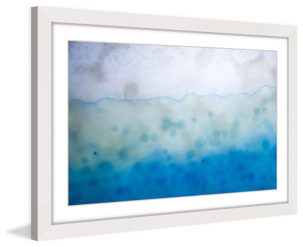 "Blue Liquid" Framed Art Print