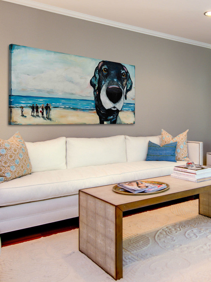 "Macdaddy" Painting Print on Canvas by Tori Campisi