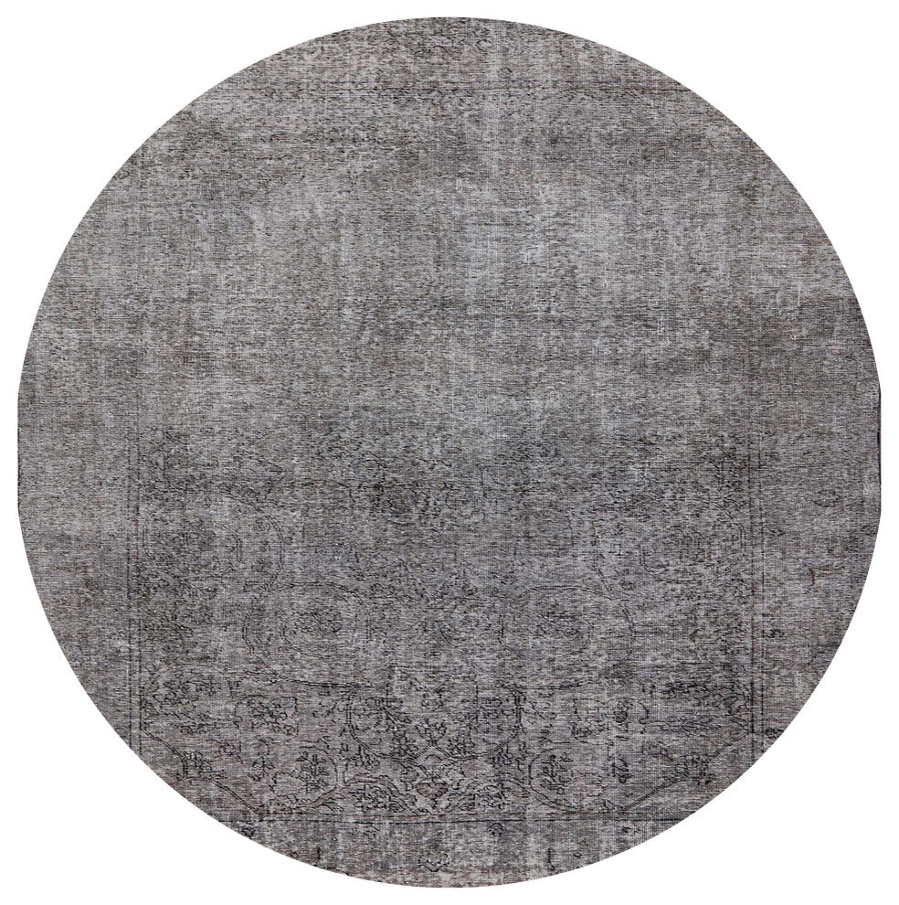 Ahgly Company Indoor Round Mid-Century Modern Area Rugs, 7' Round