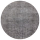 Ahgly Company Indoor Round Mid-Century Modern Area Rugs, 7' Round