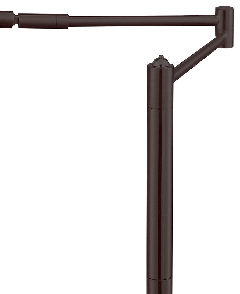 Dessau Turbo Swing Arm Floor Lamp, Bronze