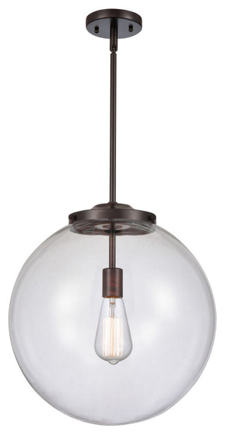 Beacon Pendant, Oil Rubbed Bronze, Clear, Clear