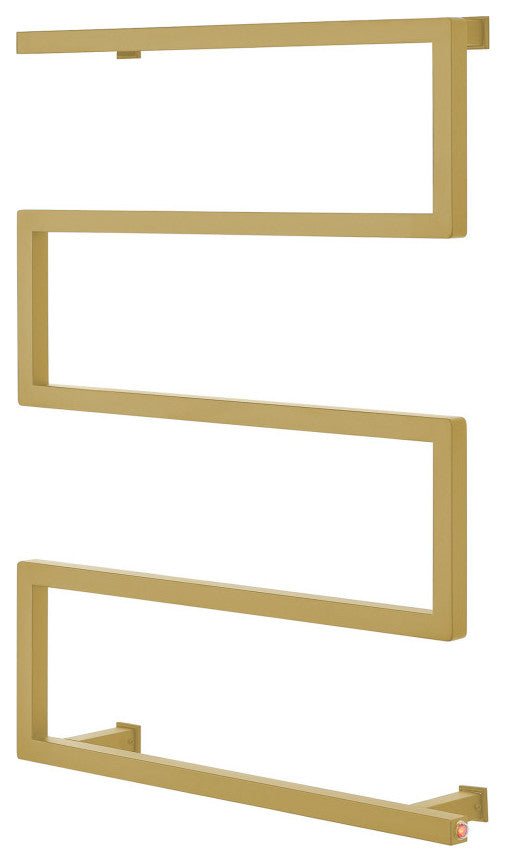 Voltaire 5-Bar Electric Towel Warmer, Brushed Gold