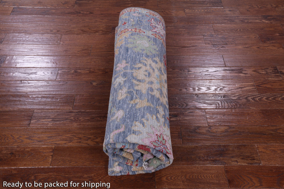 Handmade Turkish Oushak Wool Rug 8' 0" X 10' 2" - Q13439