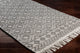 Surya Farmhouse Tassels FTS-2302 Bohemian Area Rug, Black, 3' x 5' Rectangle