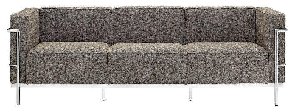 Modern Contemporary Living Room Wool Sofa Oatmeal