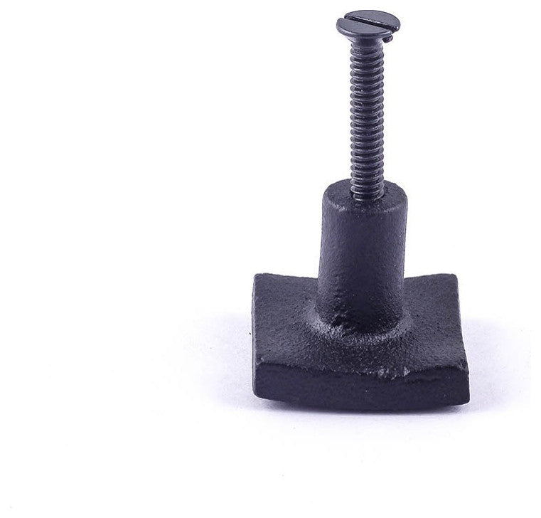 Square Maze Cabinet Hardware Iron Cabinet Knob Black