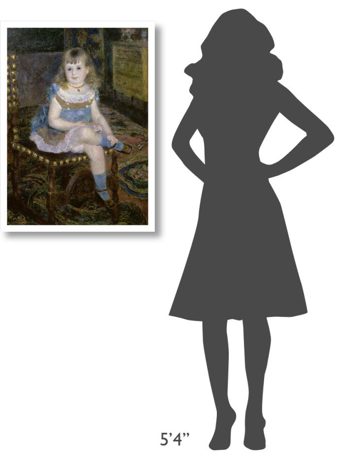 "Miss Georgette Charpentier Seated" Print by Pierre-Auguste Renoir, 24"x32"