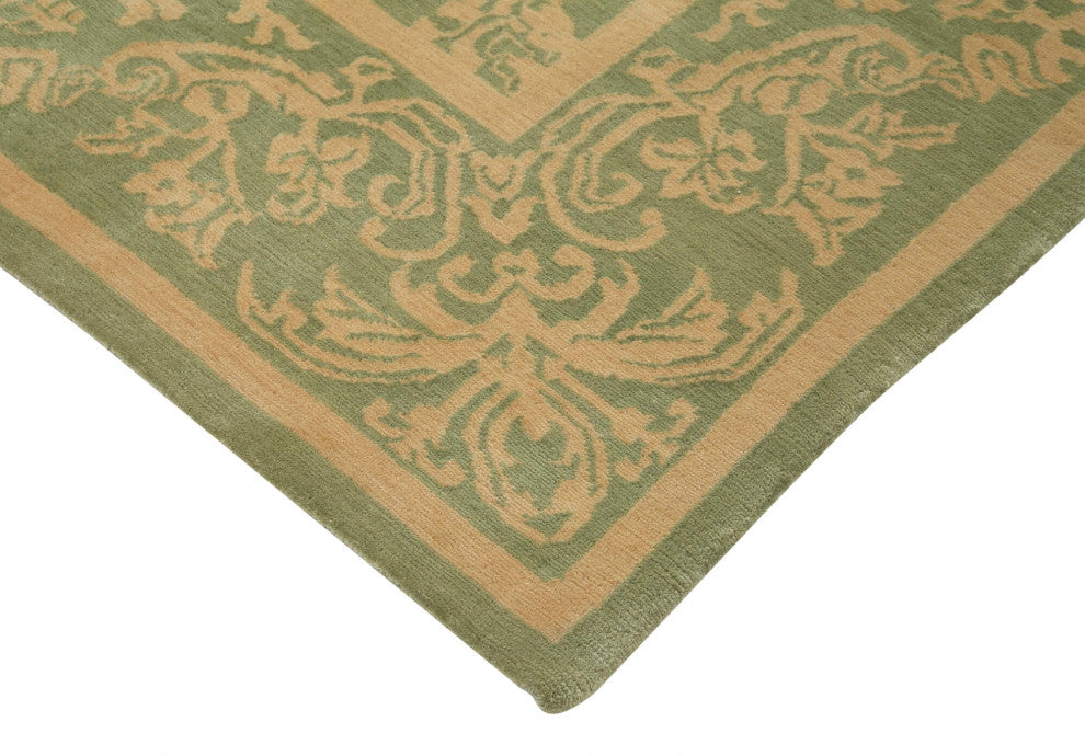 Rug N Carpet - Hand-Knotted Oriental 8' 2" x 10' 2" Pastel Oushak Area Rug