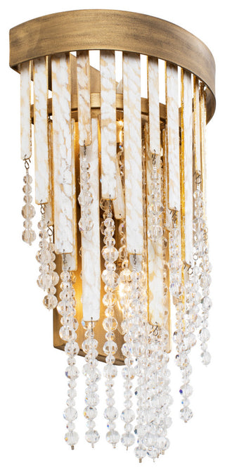 Lafayette 2-Lt Sconce - Havana Gold