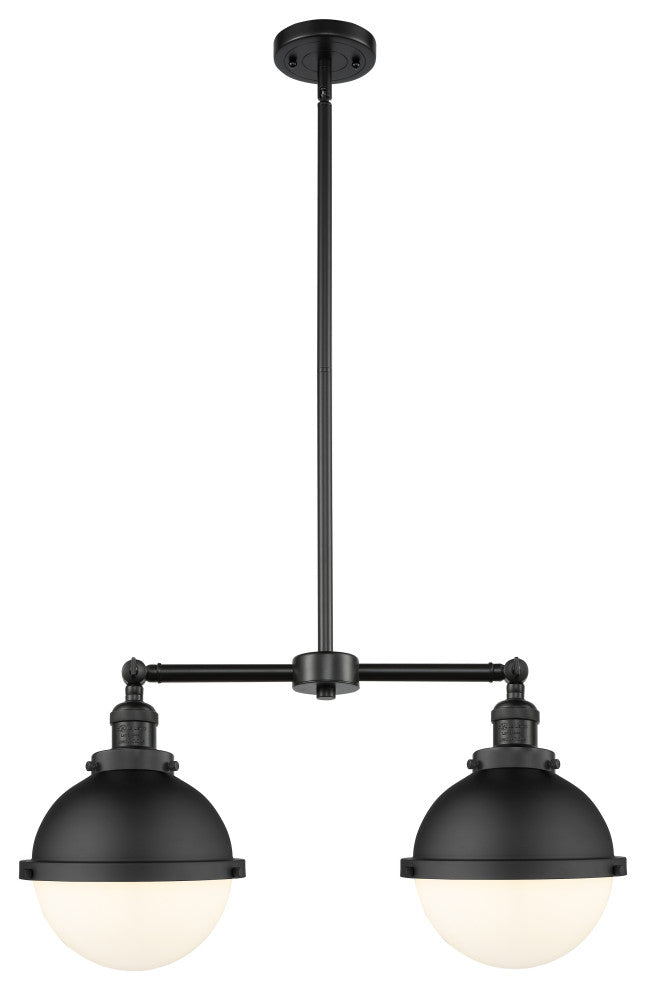 INNOVATIONS 209-BK-HFS-81-BK-LED 2-Light Island Light Matte Black