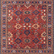 Ahgly Company Indoor Square Mid-Century Modern Area Rugs, 3' Square