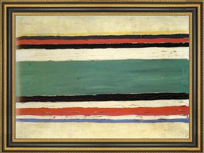 Kazimir Malevich Composition - 16" x 24" Framed Premium Canvas Print