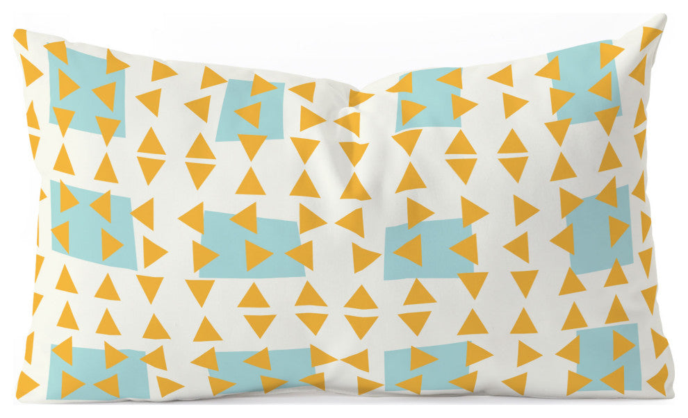 Mirimo Fez Turquoise Oblong Throw Pillow