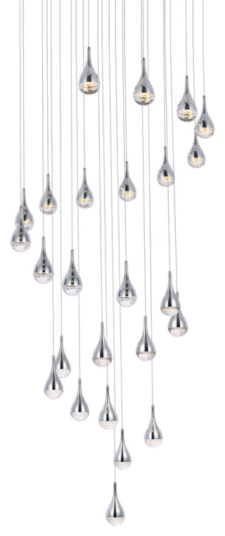 Home Living 42" LED Chandelier, Chrome