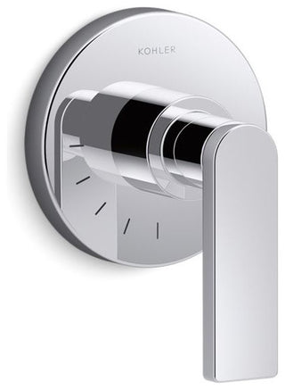 Kohler Composed Volume Control Valve Trim with Lever Handle, Polished Chrome
