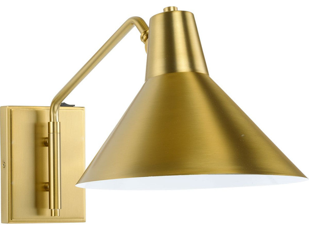 Trimble Collection One-Light Brushed Bronze Rotating Wall Sconce, Brushed Bronze
