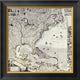 "A Map of The British Empire In America"  by Henry Popple, 20x20"