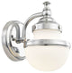 Livex Oldwick 1 Light 6" Bath Lighting, Polished Chrome