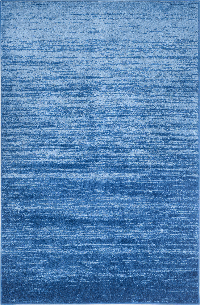 Safavieh Adirondack Adr113F Vintage/Distressed Rug, Light Blue/Dark Blue, 8'0"x8