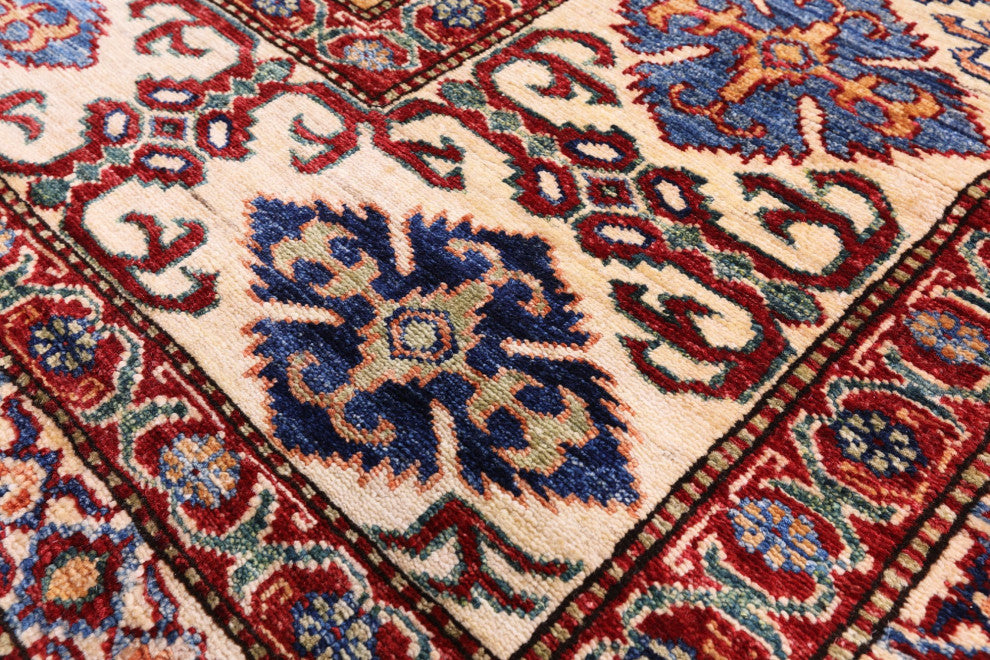 Super Kazak Hand Knotted Wool Rug 9' 11" X 13' 1" Q10605