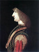 Ambrogio De Predis Portrait of a Man, Gallery Wrapped Canvas Print, 21"x28"