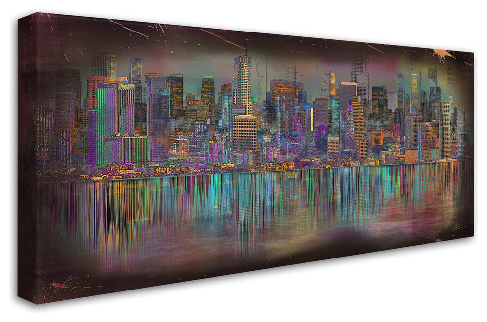 Ellicia Amando 'Los Angeles' Canvas Art