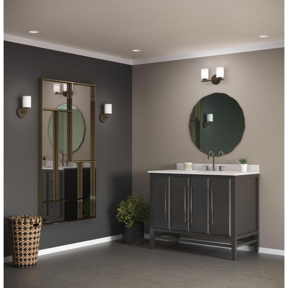 Replay 2-Light Bath Light, Antique Bronze