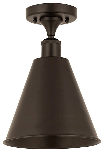 Innovations Lighting 516-1C-OB-MBC-8-OB-LED 1 Light 8" Semi-Flush Mount