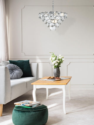 Home Living 20" Chandelier, Chrome