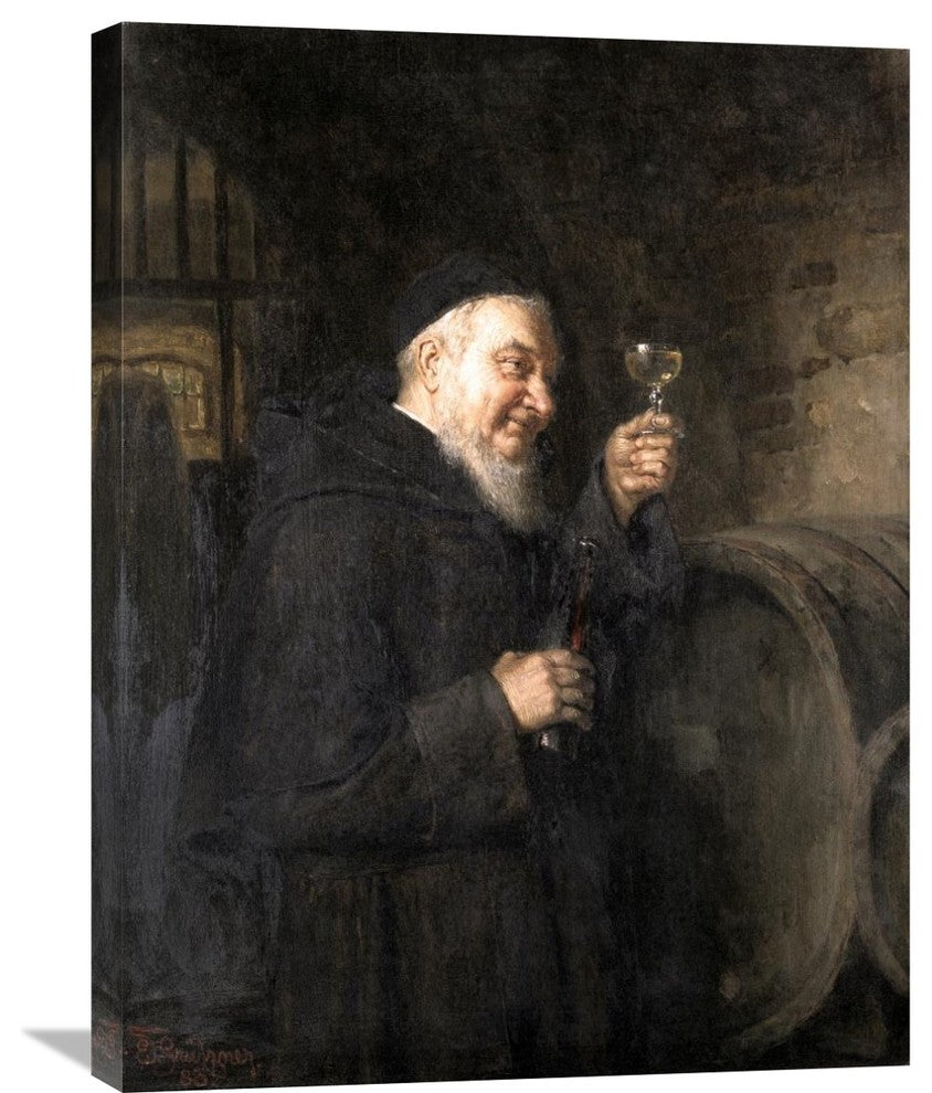 "Good Health" Stretched Canvas Giclee by Eduard von Grutzner, 23"x30"