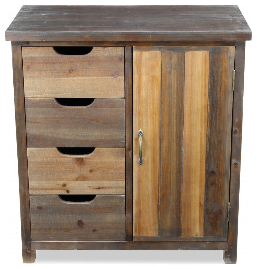 Rustic Natural Accent Storage Cabinet