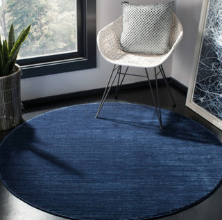 Safavieh Vision VSN606 Rug, Navy, 3'x3' Round