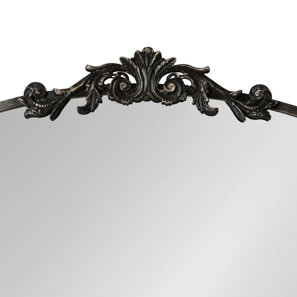 Arendahl Traditional Arch Mirror, Black, 36"x29"