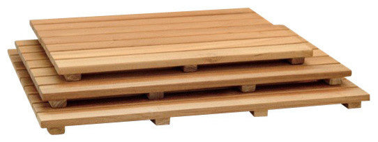 Arb Spateak Shower Bath Mat, 60x40"
