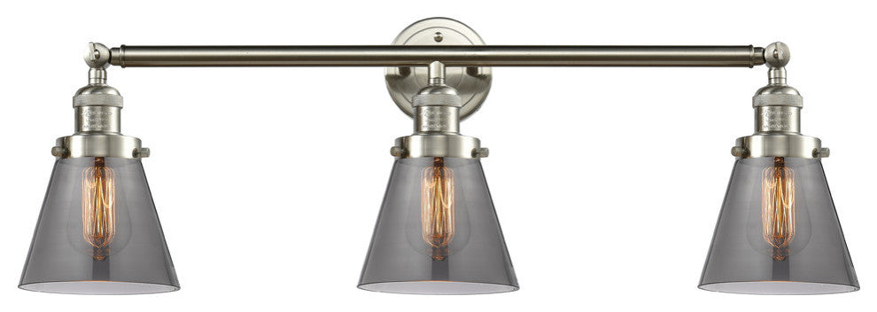 Innovations Lighting 205-Sn-S-G63-Led 3 Light Dimmable Led Bathroom Fixture